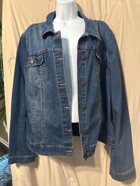 Vintage Beta House Denim Jacket Dark Wash 2XL